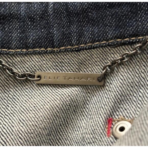 🆕LISTING🆕 Elie Tahari fitted denim jacket - Picture 7 of 10